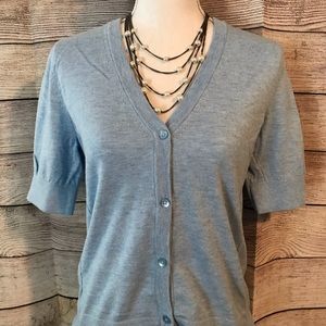💙 Eddie Bauer V-neck short sleeve cardigan 💙